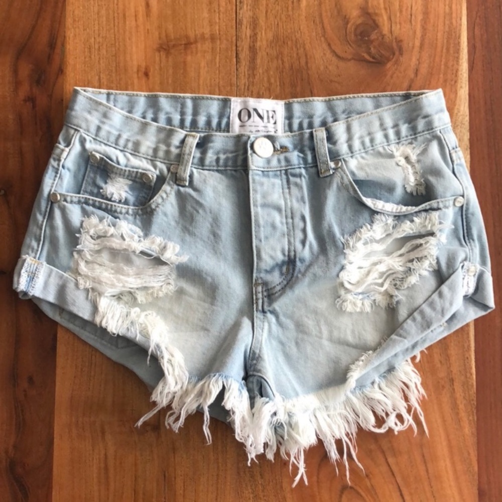 NWOT One Teaspoon Bandit Distressed Denim …